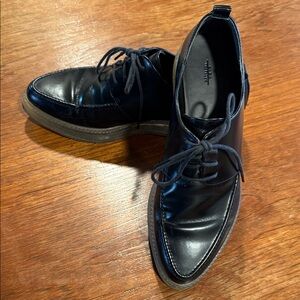 Zara Women’s Black Leather Shoes
